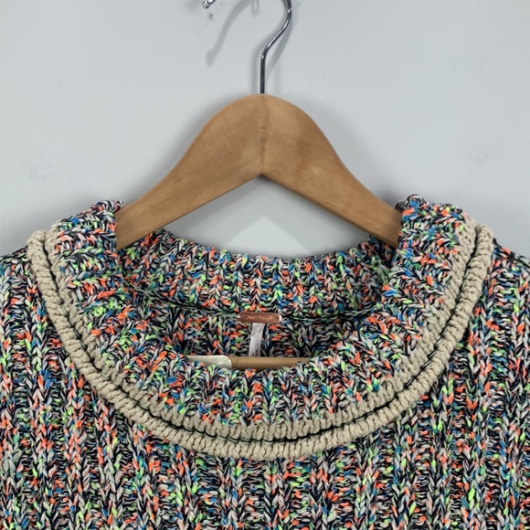 NWT Free People Desert Rainbow Knit Sweater Vest - Picture 7 of 13